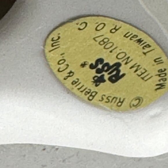 Vintage Russ Berrie &. Co. Santa Claus Ceramic Tea Candle Holder Christmas READ - Picture 7 of 7